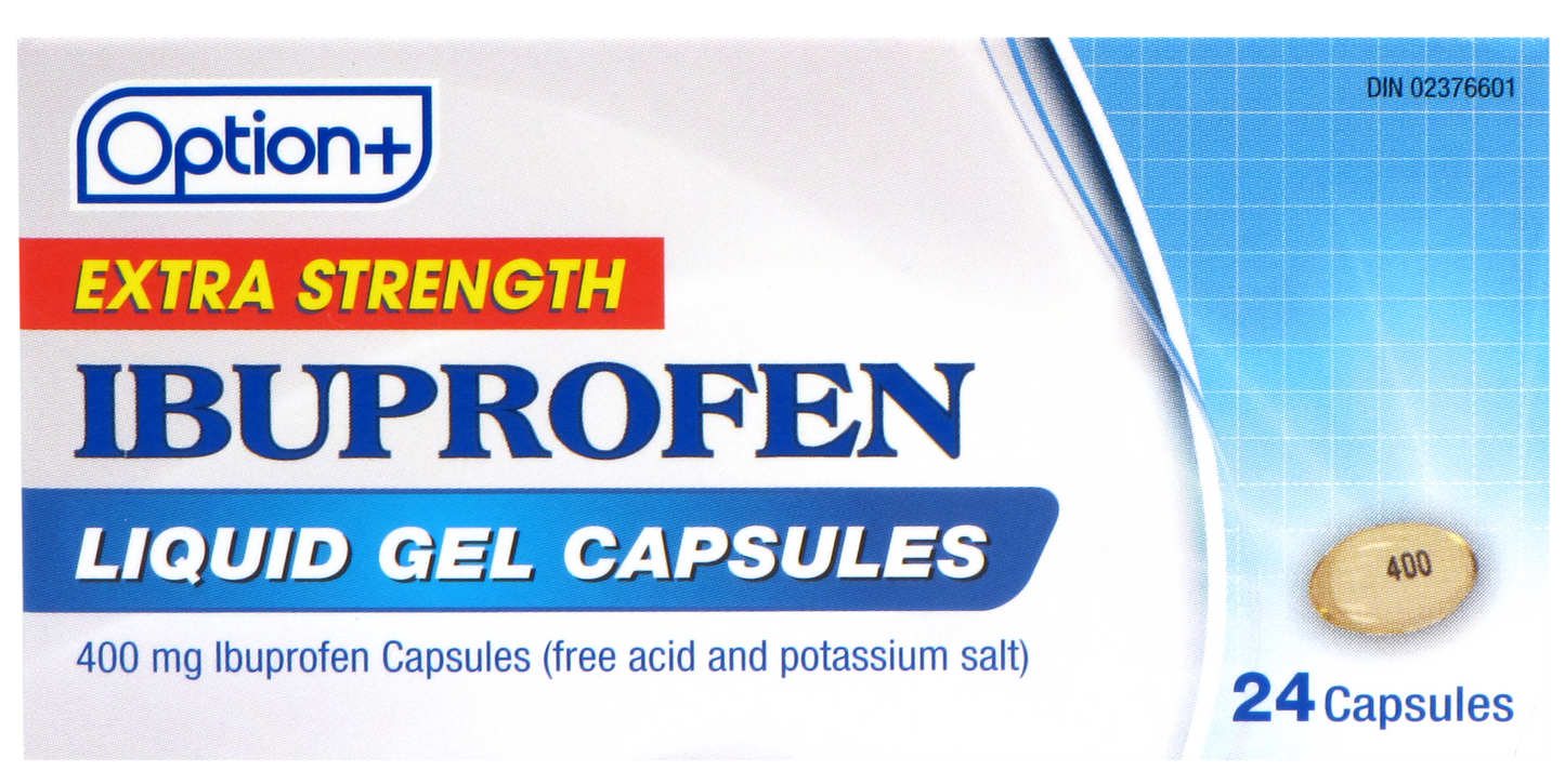 Option+: Ibuprofen Liquid Gel