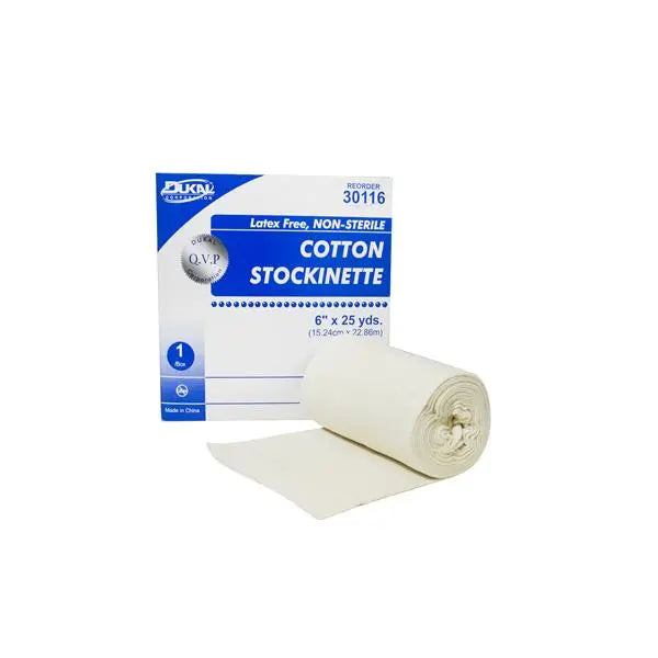 Ea/1 Tubular Stockinette 100% Unbleached Cotton 6" X 25Yd