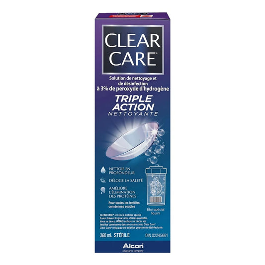 Clear Care Cleaning and Disinfecting Solution - 360 ml