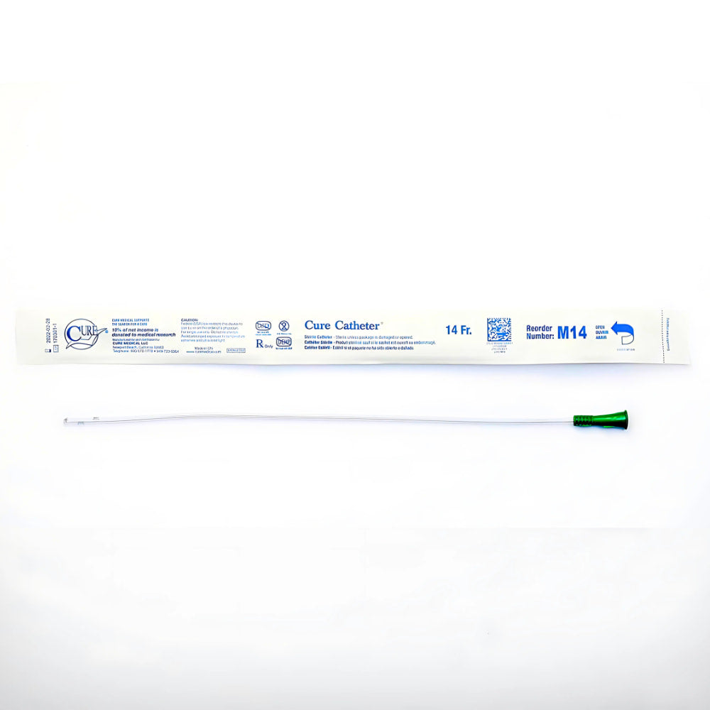Cure Male Straight Tip Intermittent Catheter