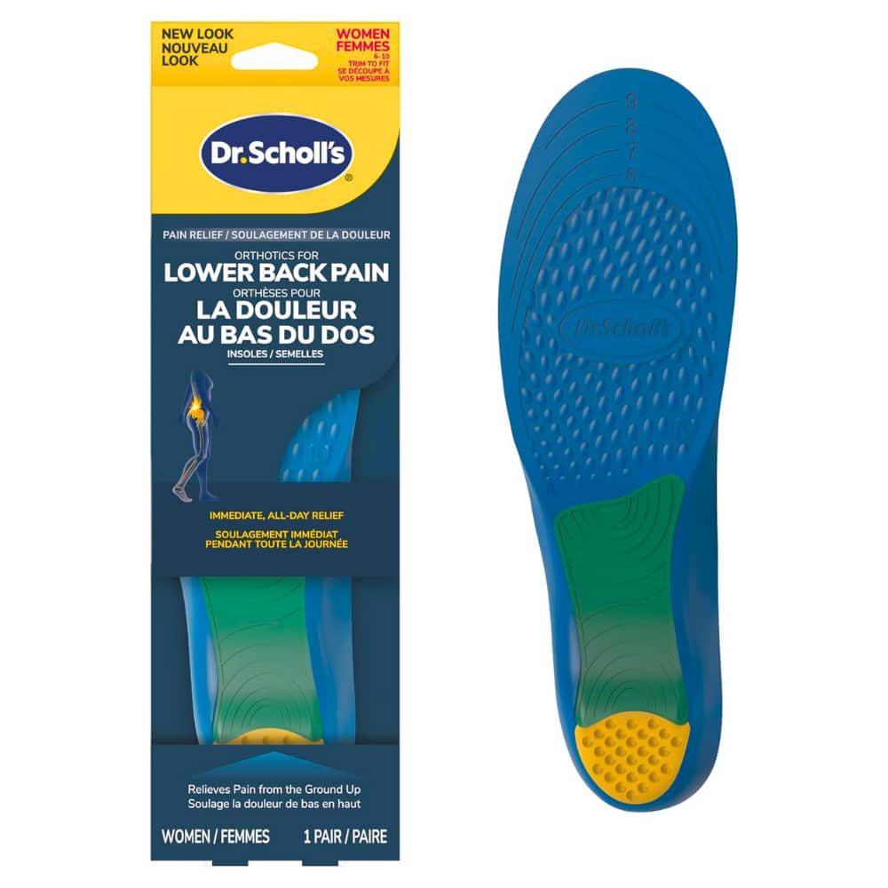 Dr. Scholl’s® Pain Relief Orthotics for Lower Back Pain, Women's, Sizes 6-10