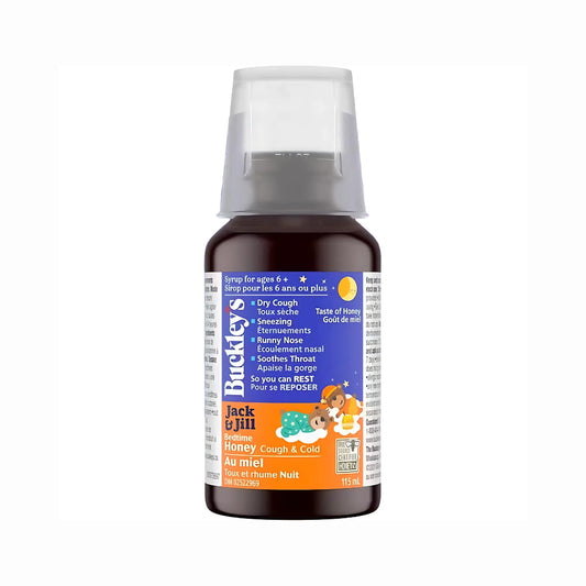 Buckley's Jack & Jill Bedtime Cough & Cold Syrup - Honey - 115ml