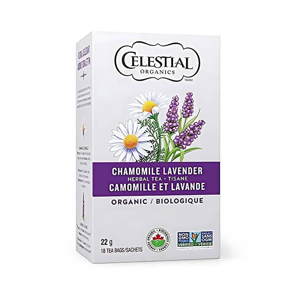 Celestial Organics Herbal Tea - Chamomile Lavender - 18s