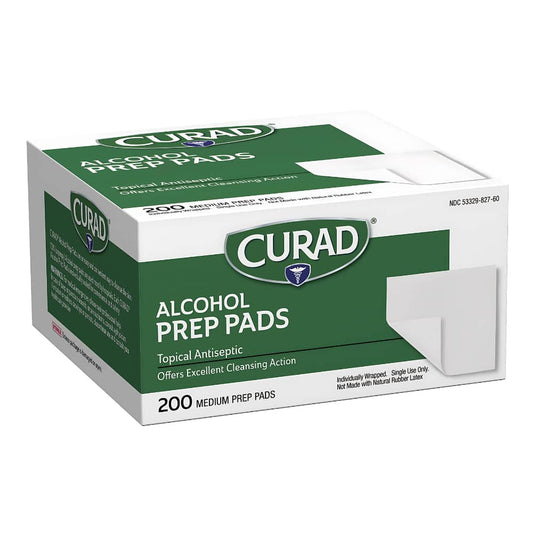 Curad Alcohol Swabs 1 x 1 200/Box CUR45581RBI