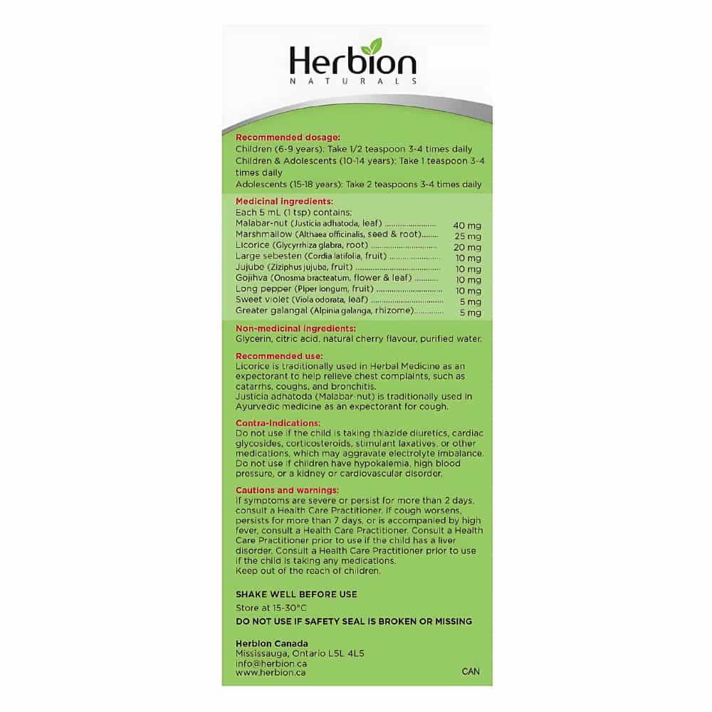 Cough Syrup For Children