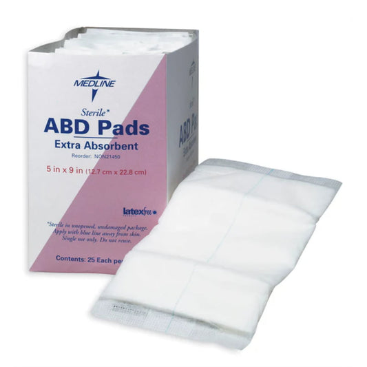 ABD Pads Sterile 5 in.x9 in