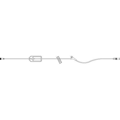 ICU Medical® Extension Set, Macrobore, Prepierced Y-Site, 0.2 Micron Filter, 16.5"