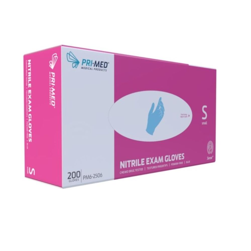 PRIMED® Sense Nitrile Exam Gloves, S (Box 200 pcs)