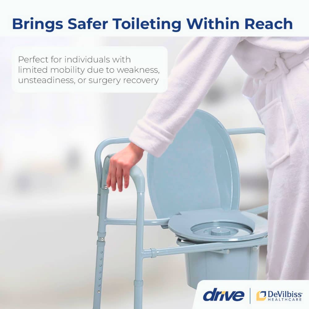 Drive Bariatric Folding Commode