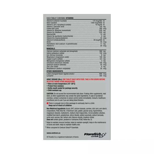 Centrum Women 50+ Multivitamin and Multimineral Supplement Tablets, 90 Count