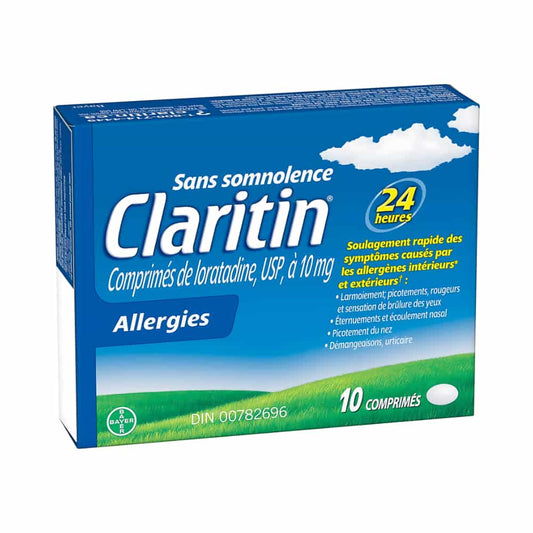 Claritin Allergy Medicine, 24-Hour Non-Drowsy Relief 10 mg, 10 Tablets