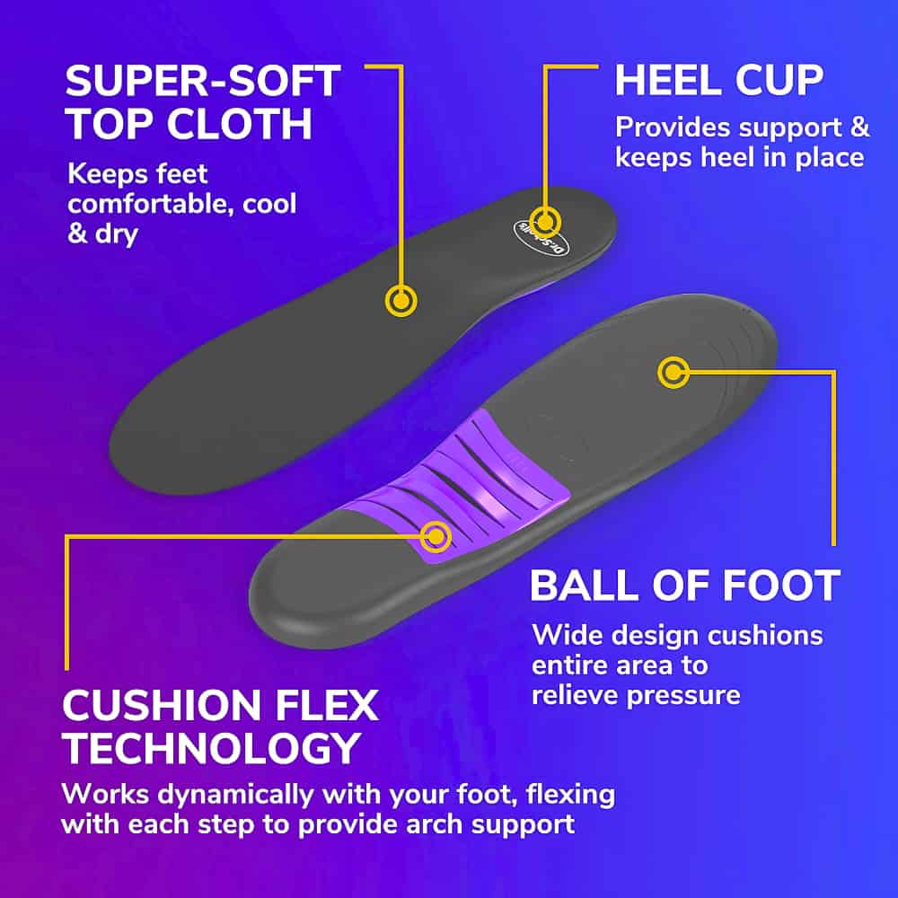 Dr. Scholl's® Stylish Step® Soft Cushioning Insoles for Casual & Fashion Sneakers, Women's, Sizes 6-10