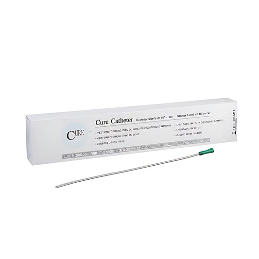 Cure Catheter 16 Male Coude Tip Intermittent Catheter