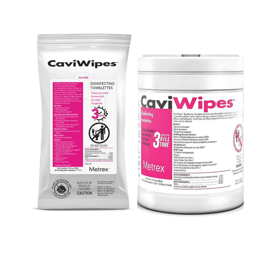 CAVIWIPES SURFACE DISINFECTANT WIPES 6"X6.7"