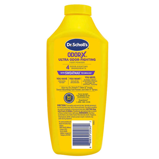Dr. Scholl's Odor-X Foot Odour Powder - 177g