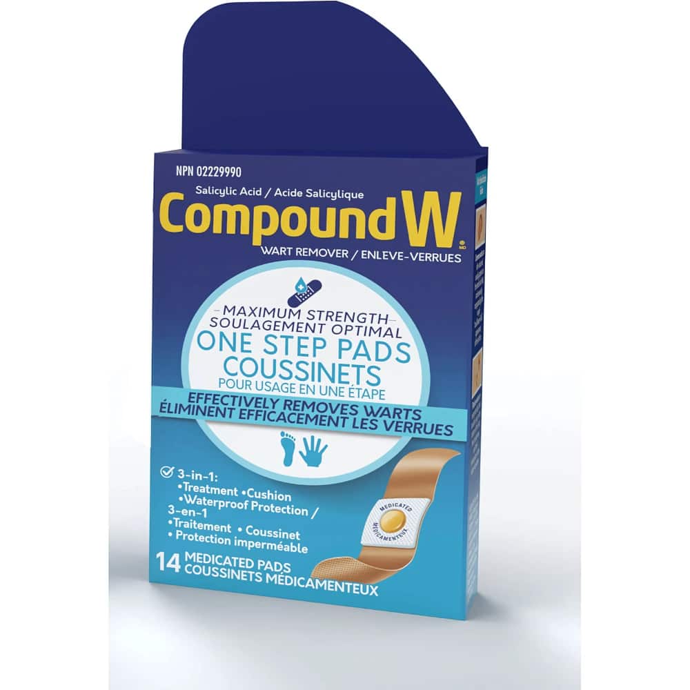 Compound W Maximum Strength One Step Pads