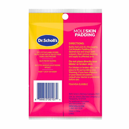 Dr. Scholl's Extra soft Moleskin Padding
