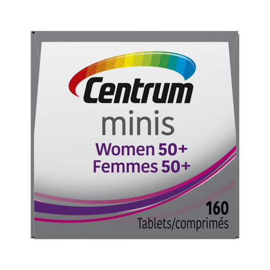 Centrum Women 50+ Multivitamin and Multimineral Supplement, Mini Tablets, 160 Count