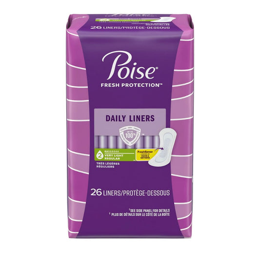 Daily Incontinence Panty Liners, Very Light Absorbency, Regular