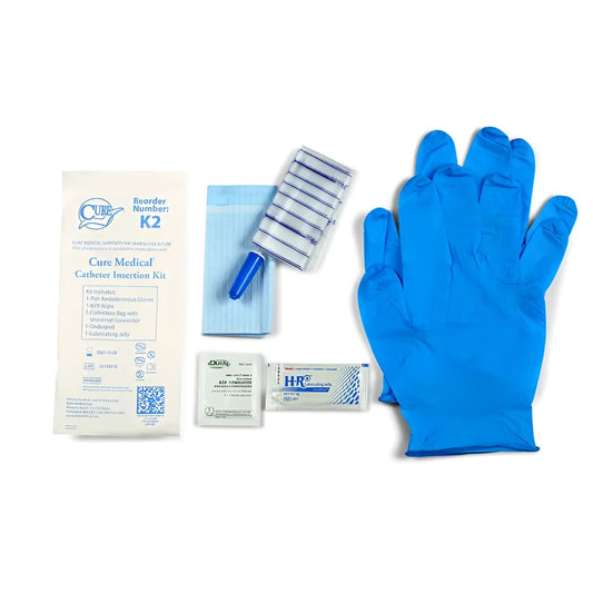 Cure Medical Catheter Insertion Kit with Universal Connector