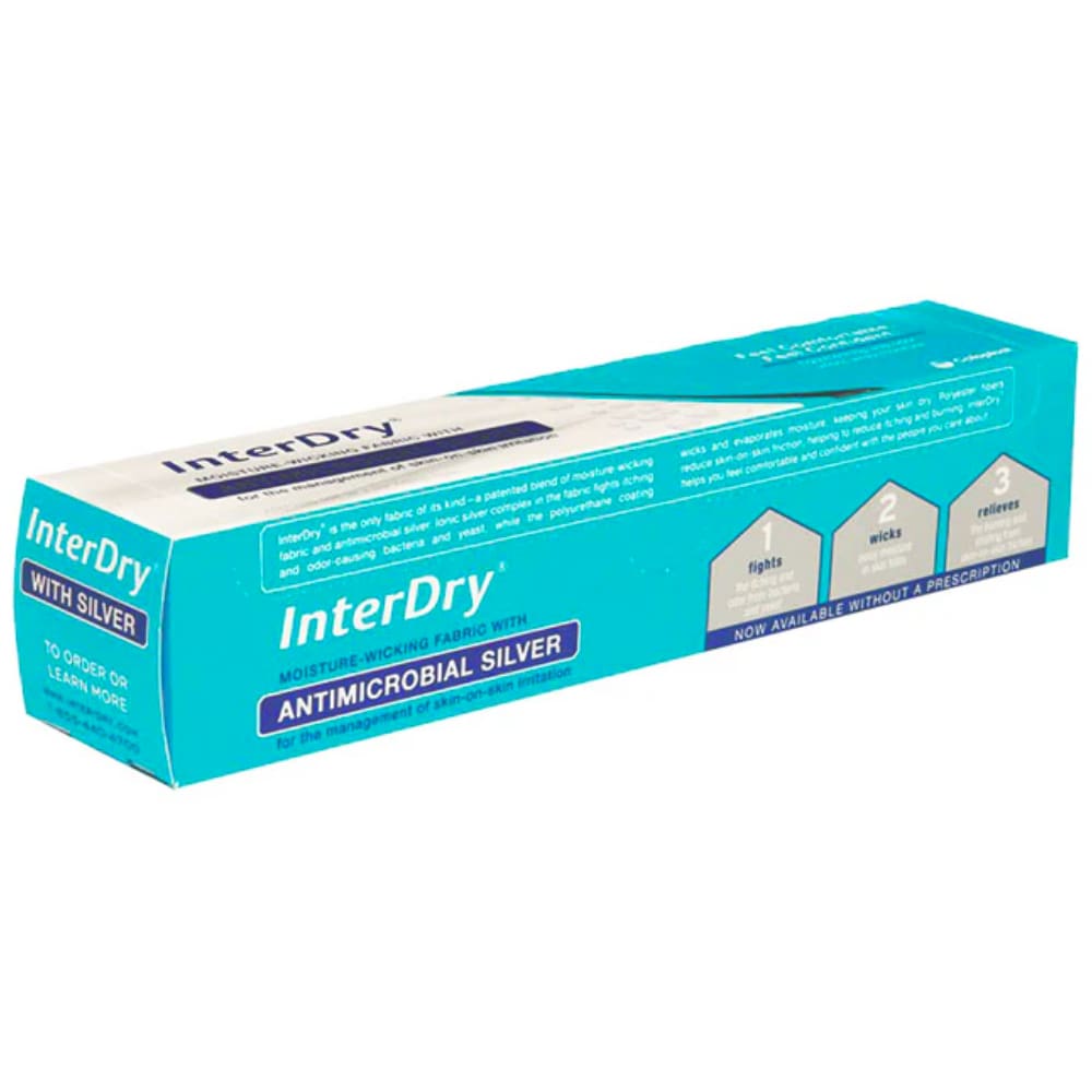 InterDry Ag Textile w/ Antimicrobial Silver Complex, 10 in. x 144 in Roll