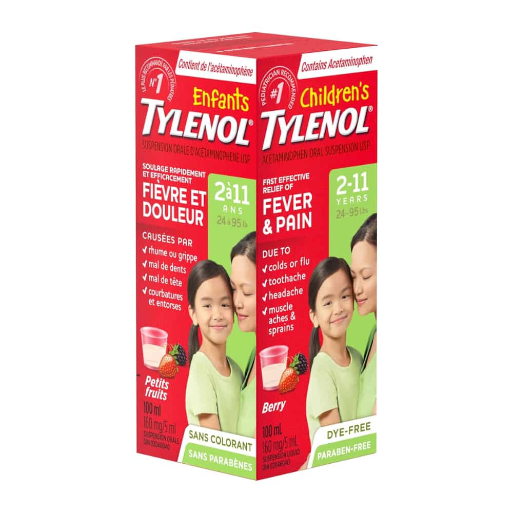 Children's Medicine, Fever & Pain, Banana Berry Liquid