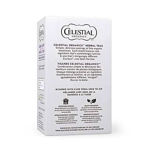 Celestial Organics Herbal Tea - Chamomile Lavender - 18s