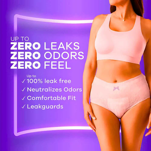 Discreet, Postpartum Incontinence Underwear, Maximum, 15 Underwear