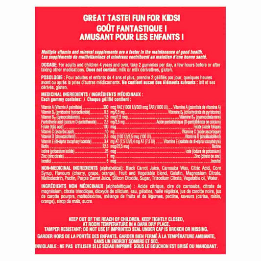 Disney Kids Cars Multivitamin, No Artificial Flavours