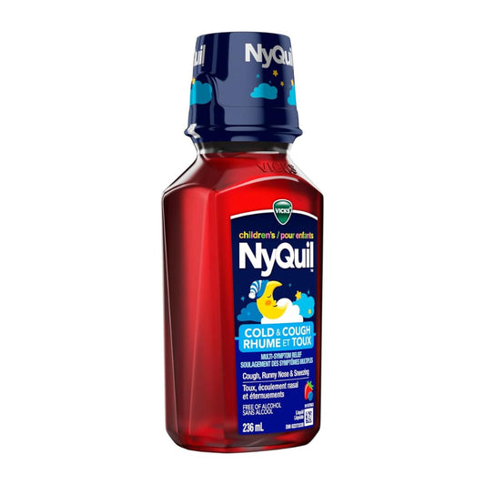 Children's NyQuil Cold & Cough Multi-Symptom Relief Syrup, Berry, 236 ml
