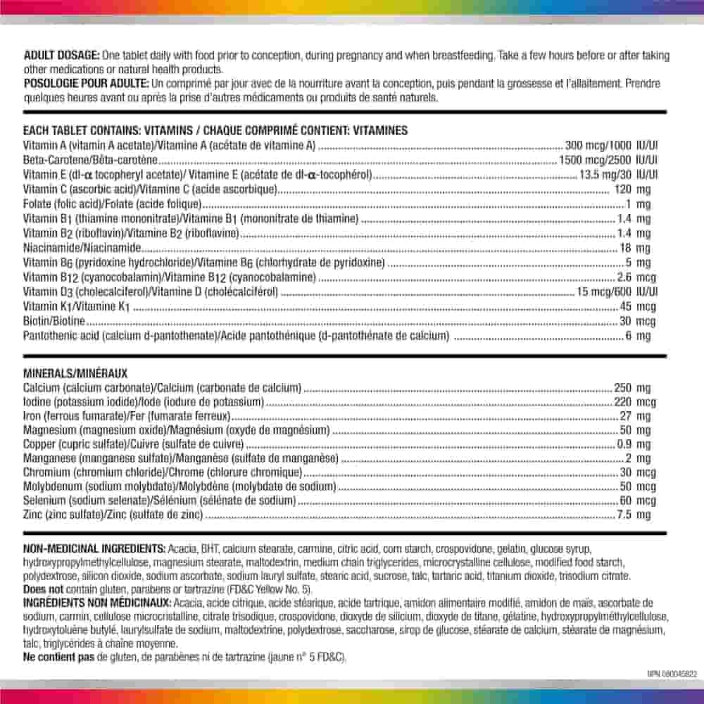 Centrum Prenatal Multivitamin Supplement Tablets, 100 Count