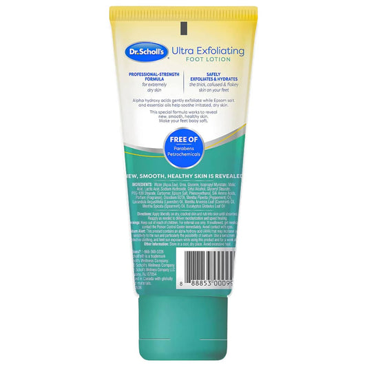 Dr. Scholl's Ultra-Exfoliating Foot Lotion - 100g