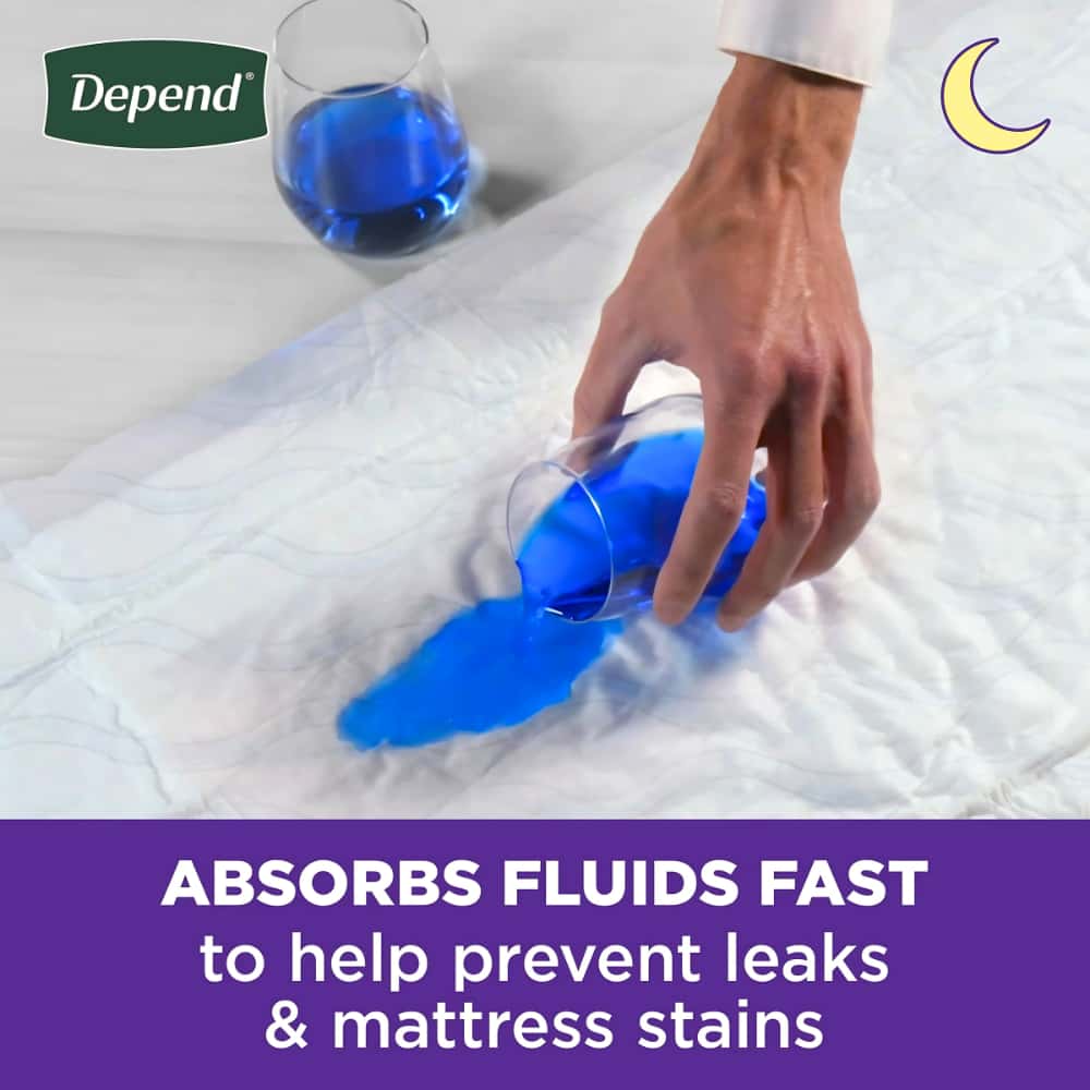 Depend Night Defense Underpads - Overnight - 48's