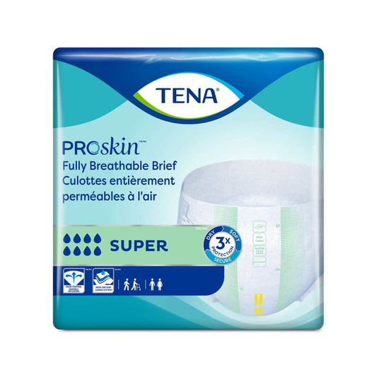 Adult Incontinence Brief, Super Absorbency, Medium, Green