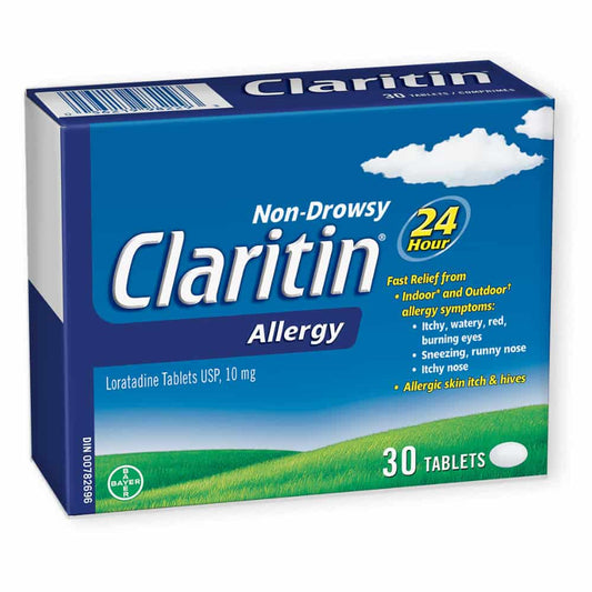 Claritin Allergy 24 Hour Rapid Dissolve Tablets - 10mg - 30's