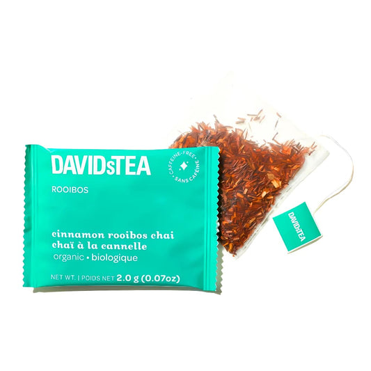 DAVIDsTEA Rooibos Tea - Cinnamon Rooibos Chai - 12's