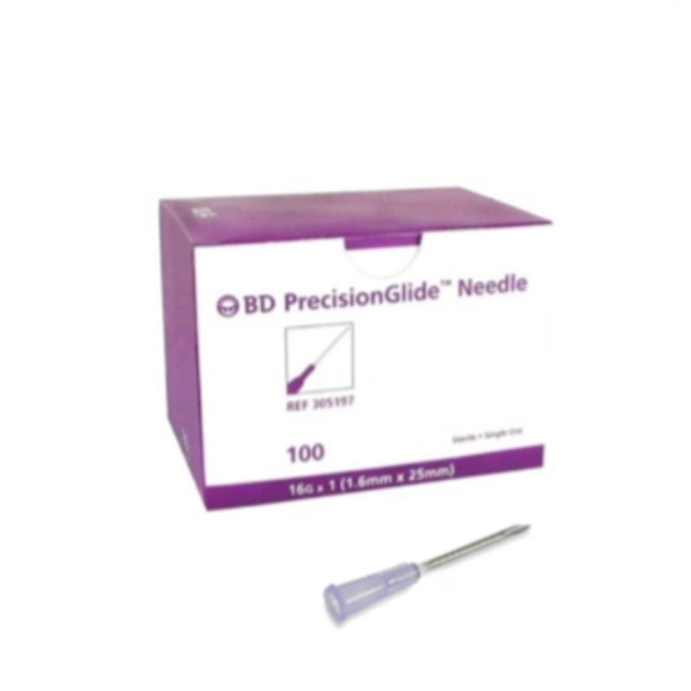 BD® Hypodermic Needle, Lavender, 16G x 1"