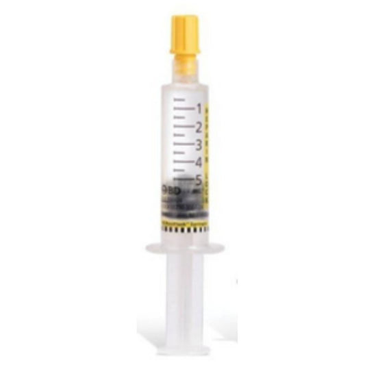 5 ml PosiFlush Heparin Lock Flush Syringe, 50 usp Units/5 ml (Case 480 pcs)