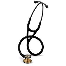 Littman Cardiology Iv Stethoscope 27", Brass Chest Piece Finish, Black. - Ea/1
