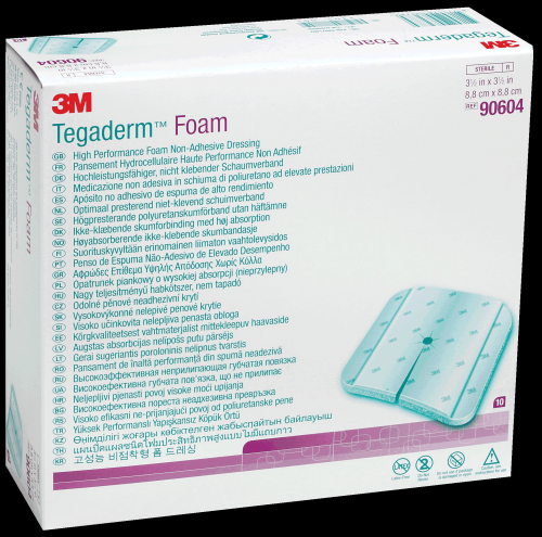 Bx/10 Tegaderm Foam Dressing Nonadhesive 3.5In X 3.5In