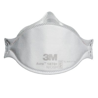 3M™ AURA™ N95 Health Care Particulate Respirator and Surgical Mask 1870+ (Box of 20)