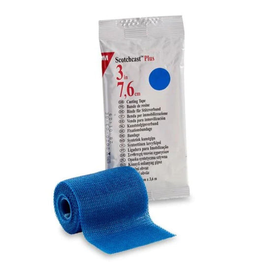 3Mâ„¢ Scotchcastâ„¢ Plus Casting Tape, Blue, 3" x 4yds (Box 10 pcs)