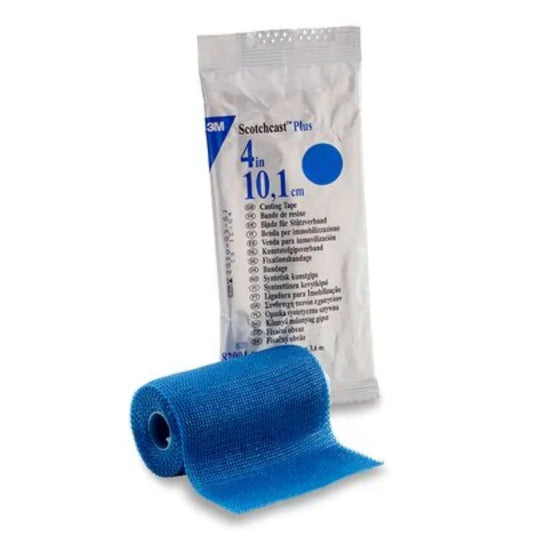 3Mâ„¢ Scotchcastâ„¢ Plus Casting Tape, Blue, 4" x 4yds (Box 10 pcs)