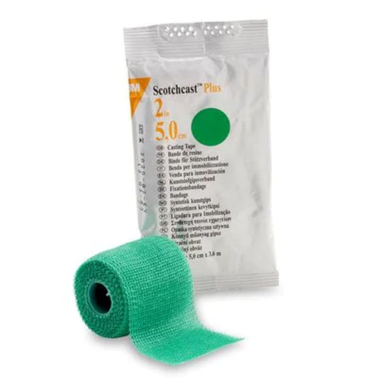 3Mâ„¢ Scotchcastâ„¢ Plus Casting Tape, Green,  2" x 4 yds (Box 10 pcs)