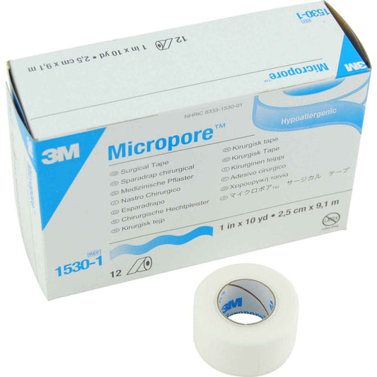 3M Micropore™ Paper Tape, 3" (Box 4 pcs)