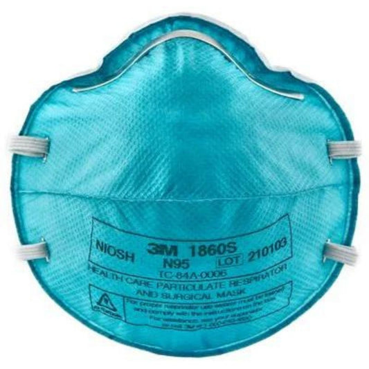 3Mâ„¢ N95 Particulate Healthcare Respirator, 1860S, Size: Small (Box of 20)