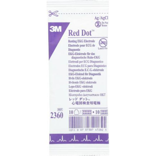 3Mâ„¢ Red Dot Resting ECG Electrode