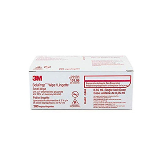 3Mâ„¢ SoluPrepâ„¢ Wipe, Small, Clear