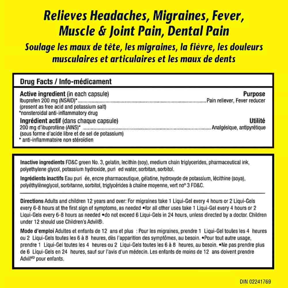 Advil Liqui-Gels - 72s