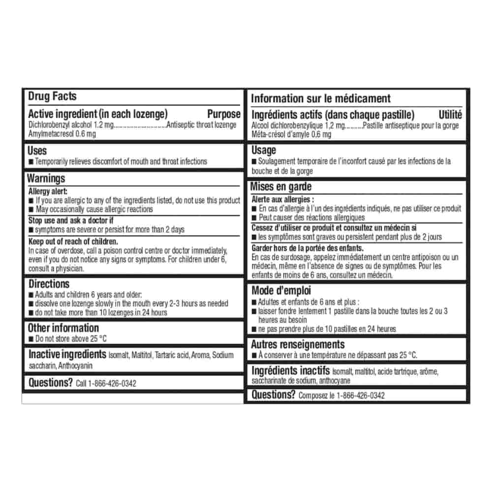 Cepacol® Children’s Fruity Strawberry, Sore Throat Lozenges, 36 ct